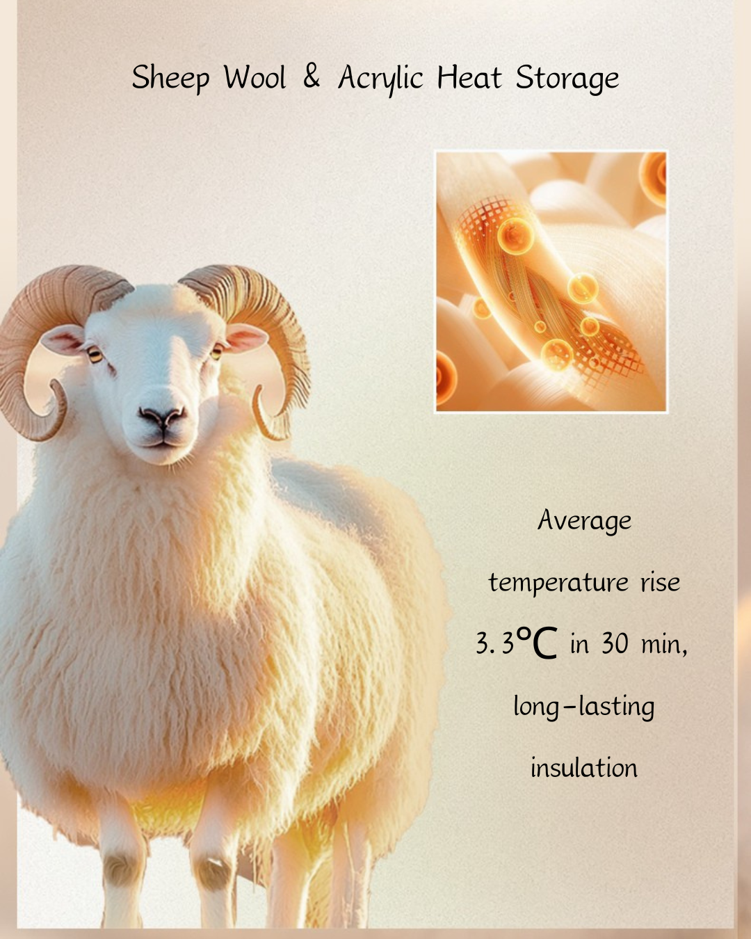 SheepWool Heattech Top