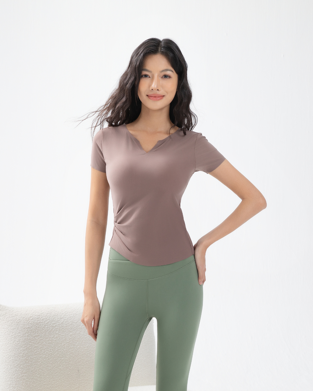 Aeries Form V-Neck Tee