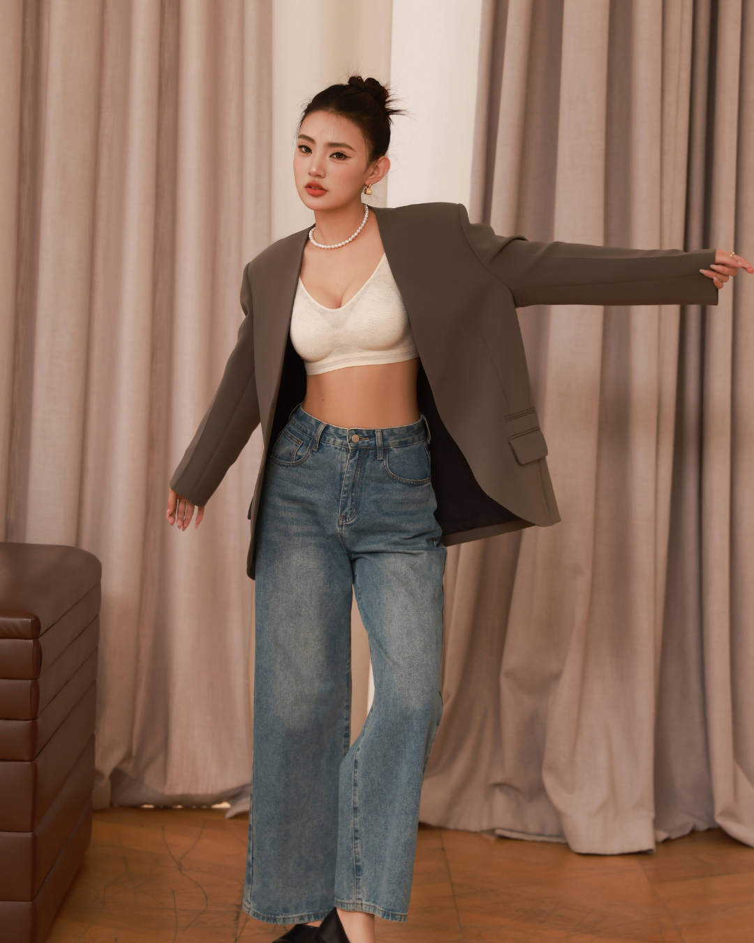 Denim Élan Lingerie Set