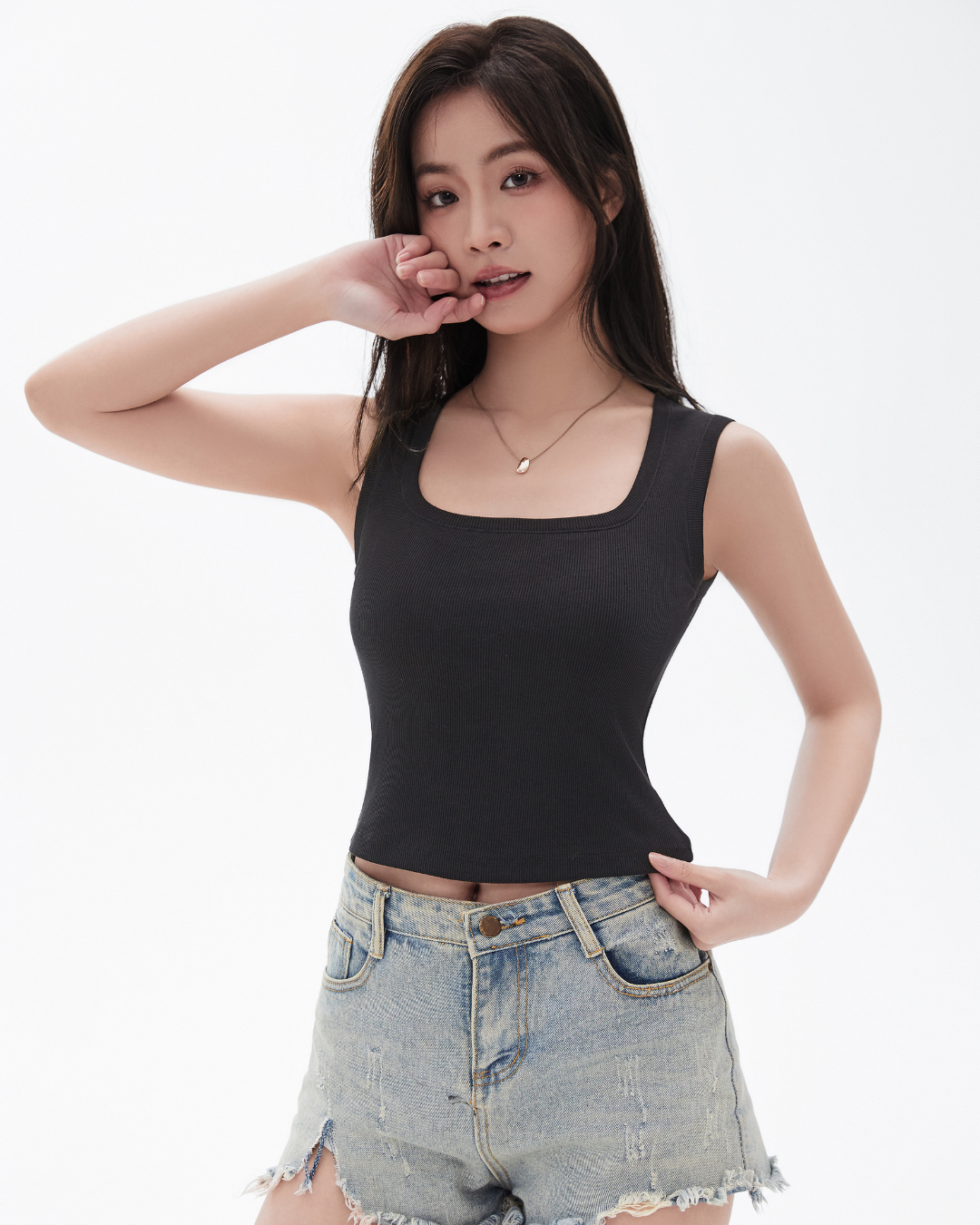 Ribbed Knit Bra Top