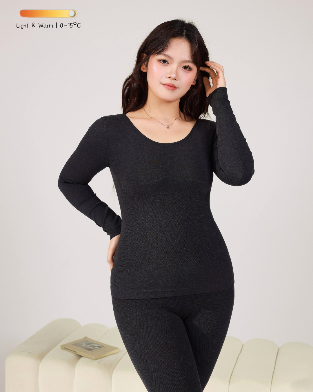 Premium Cashmere Heattech Set